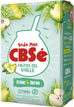 Trà vị Lê Táo Yerba Mate - CBSE Frutos del Valle (500g)